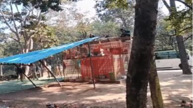 Temple shed demolished, citing encroachment; FIR filed against 16 forest workers; Hindu organizations allege; officer says they are spreading propaganda