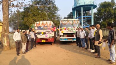 New rural bus service started in Bharatpur