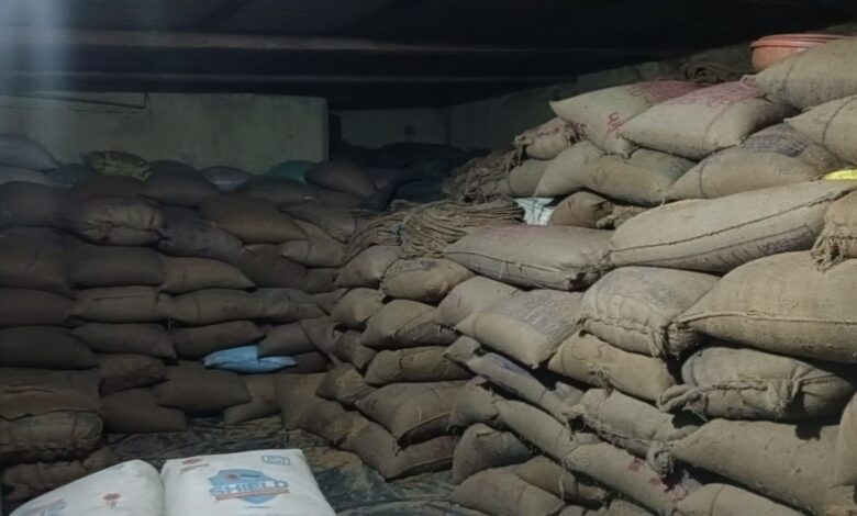 3,266 quintals of illegal paddy worth over Rs 1 crore seized in 30 cases in Raigarh
