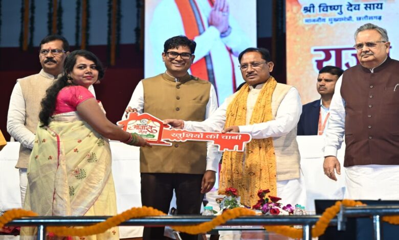 Chief Minister Sai inaugurated housing board's housing projects worth Rs 2060 crore.