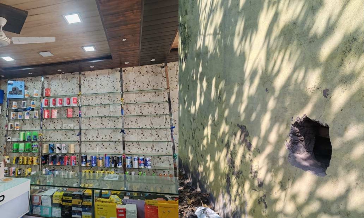 Congress protest sparks uproar over desecration of CM's photo, BJYM surrounds police station; FIR filed against Congress members