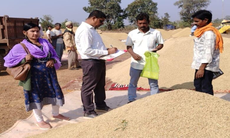 Paddy procurement in Dhamtari is on the rise, farmers are getting prompt payment