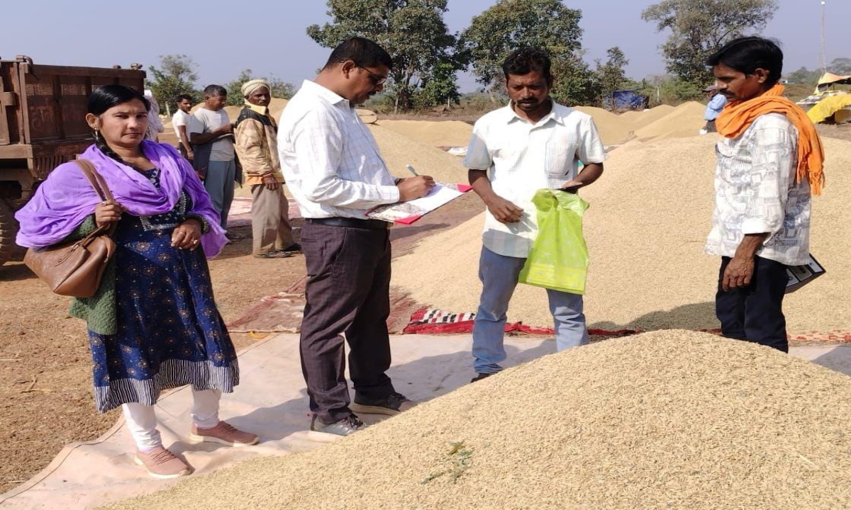Paddy procurement in Dhamtari is on the rise, farmers are getting prompt payment