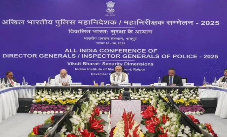 DG-IG conference: PM Modi returns to Delhi after bidding farewell to the state cabinet, stresses on a new era of policing