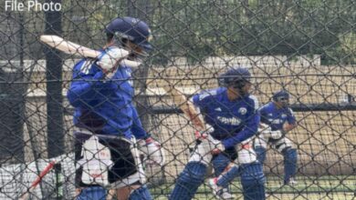 Indian and South African cricketers will conduct net practice today, preparations for security and spectators are complete.