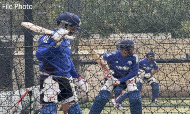 Indian and South African cricketers will conduct net practice today, preparations for security and spectators are complete.