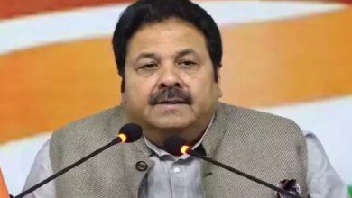 BCCI Vice Chairman Rajeev Shukla arrives in Raipur ahead of India vs South Africa ODI match