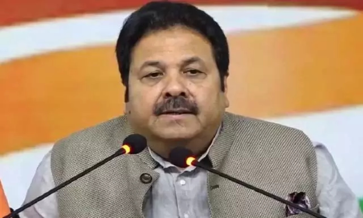 BCCI Vice Chairman Rajeev Shukla arrives in Raipur ahead of India vs South Africa ODI match