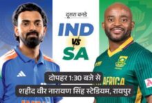 IND-SA 2nd ODI in Raipur today