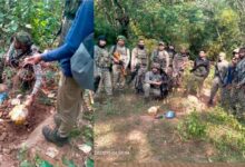 Naxalite plot foiled: Security forces recovered three IEDs and destroyed them on the spot.