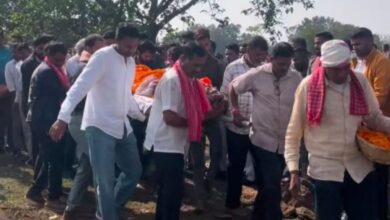 Amit Baghel attended his mother's funeral with the court's permission.