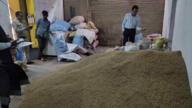 2052 sacks of illegal paddy seized in one day, causing panic among traders and middlemen.