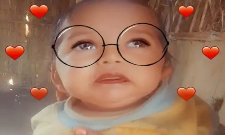 Wolf terror: A 4-month-old baby sleeping next to his mother was taken away from inside the house.