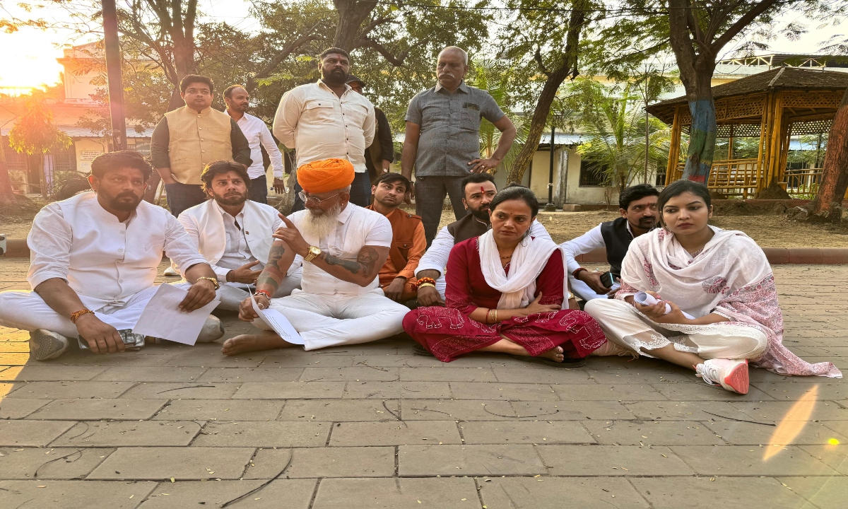 Karni Sena protest fails; people fail to show support, submits memorandum of 8-point demands