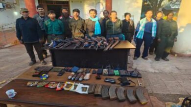 In North Bastar, CCM member Ramdher surrendered along with 11 of his associates.