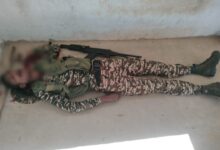 A soldier committed suicide at a CRPF camp, shooting himself with an AK-47 rifle.