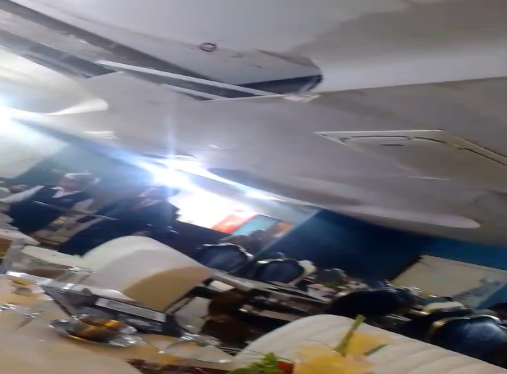 A major accident occurred at the Rajwada Resort in Raipur.