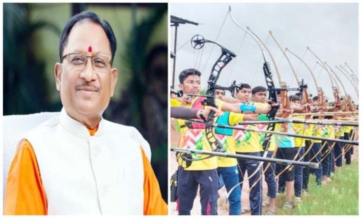 An ultra-modern archery academy will be built in Jashpur; CM Sai announced the project.