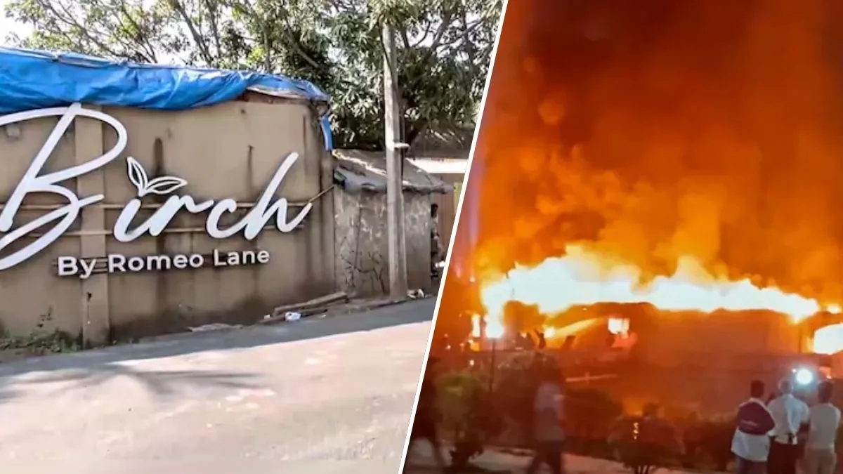 Following the Goa nightclub fire, authorities take action; the landowner is being questioned extensively; licenses of several cafes revoked.