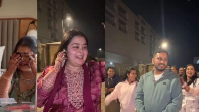 When his flight was cancelled, the groom was stranded; seeing the bride in tears, he took action; the family was overjoyed.