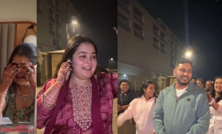 When his flight was cancelled, the groom was stranded; seeing the bride in tears, he took action; the family was overjoyed.