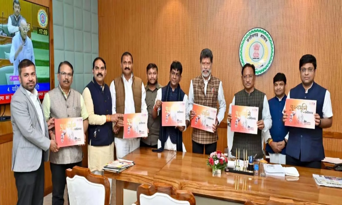 CM Sai launched the coffee table books.