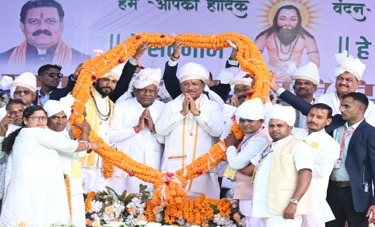 Guru Ghasidas Baba gave the message of equality, harmony and humanity to the society: CM Sai