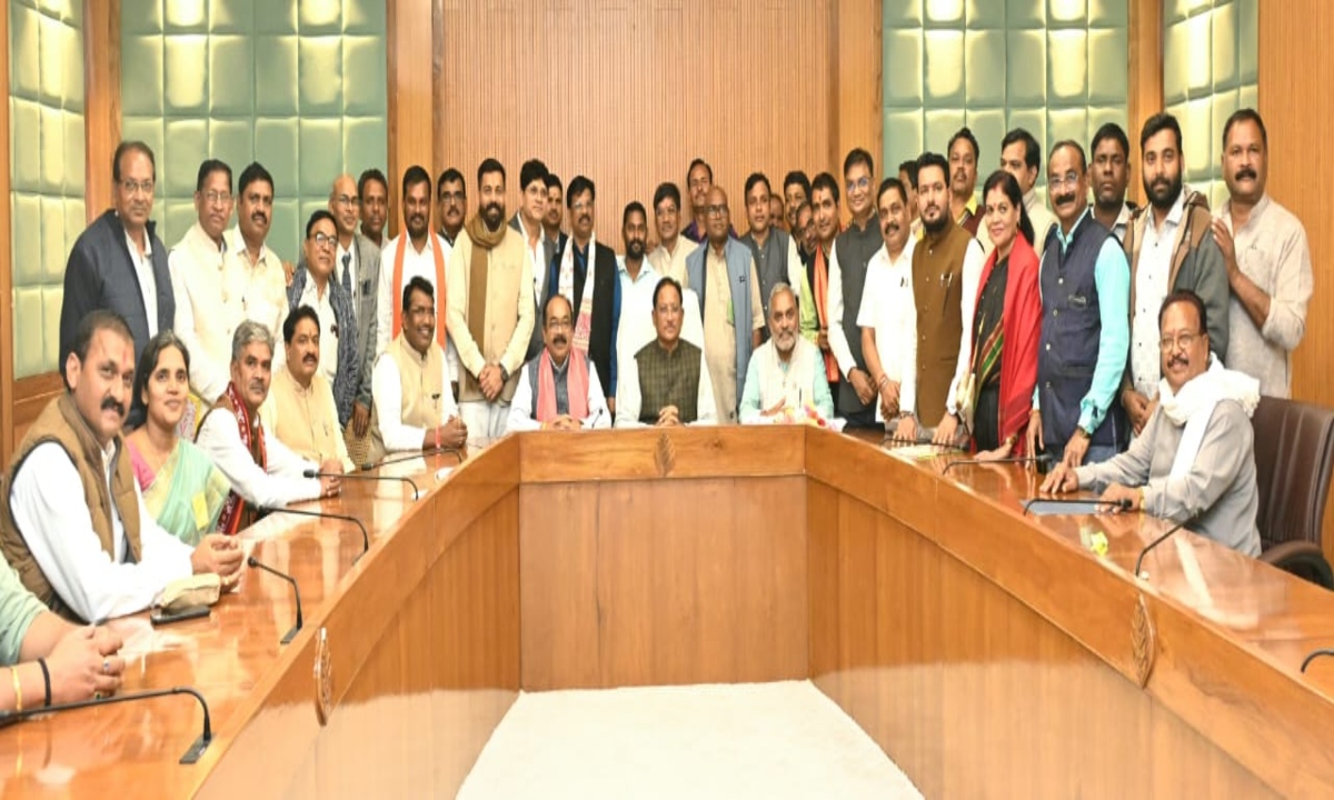 A delegation from the Sahu community paid a courtesy visit to Chief Minister Sai.