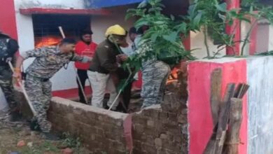 Arson at the Sheetla temple in Kanker, two families return to their original religion.