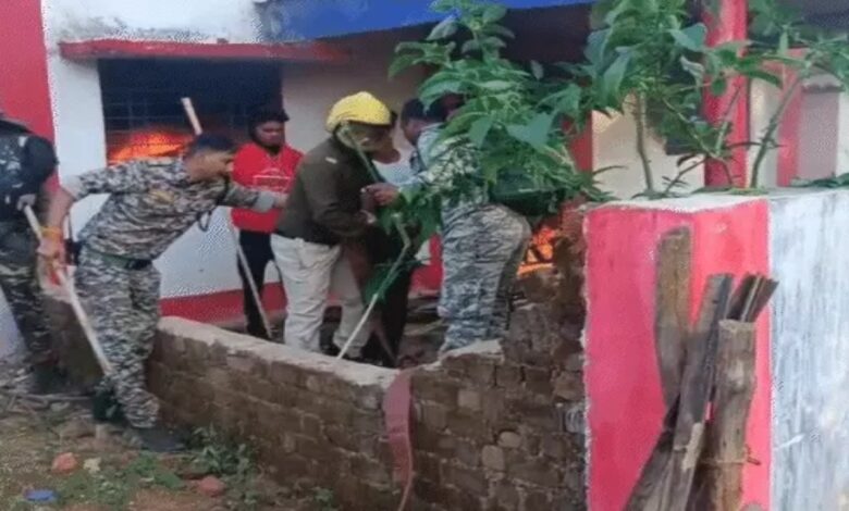 Arson at the Sheetla temple in Kanker, two families return to their original religion.