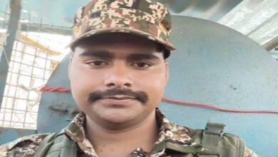 A CRPF jawan died in a vehicle collision in Bilaspur.