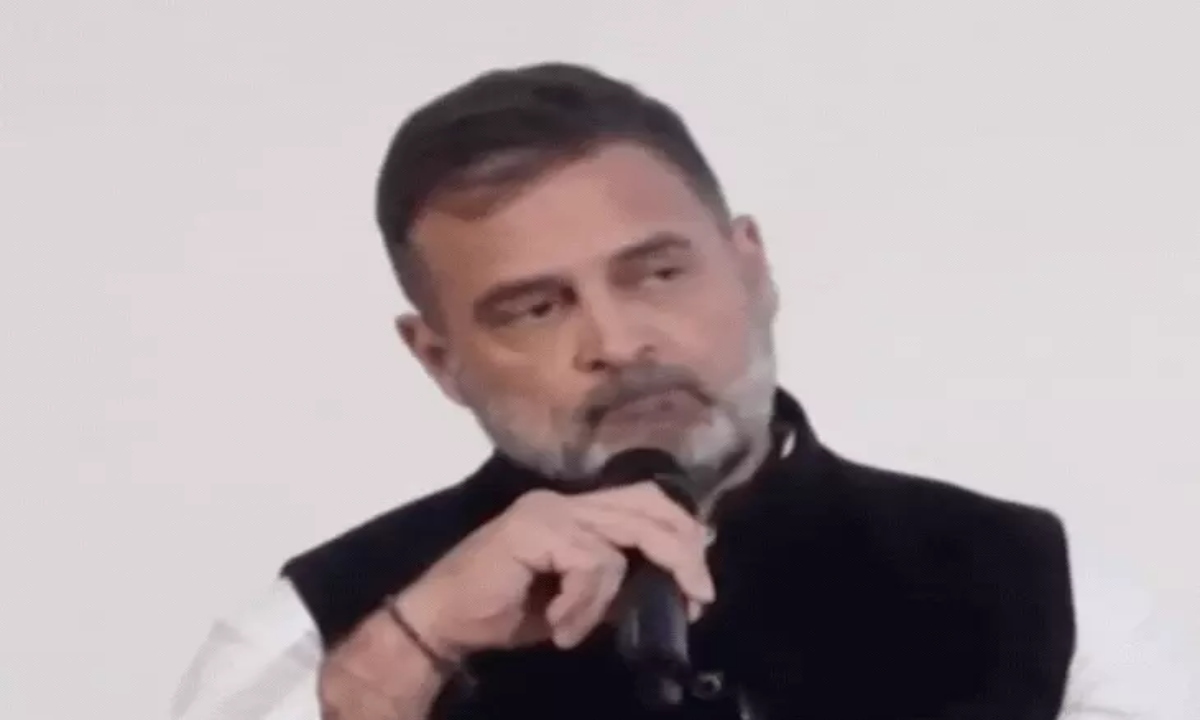 Video released of Rahul Gandhi's visit to Germany: He said the BJP is plotting to destroy the constitution, and that the ED and CBI are being used as weapons.