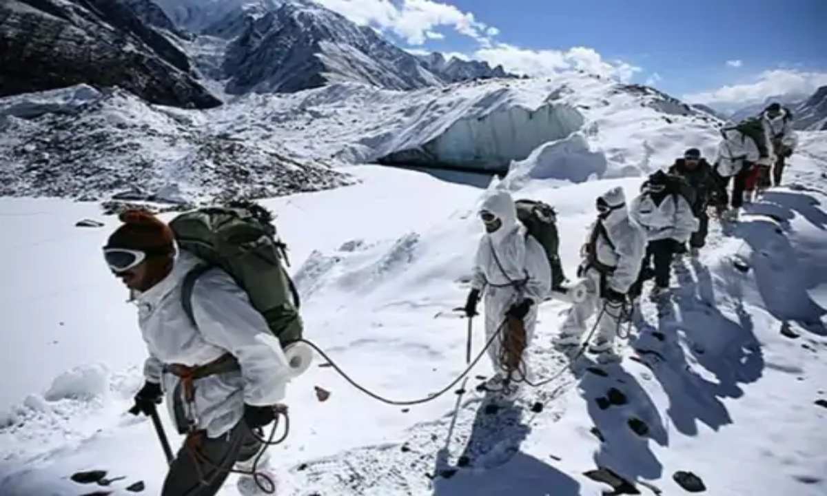 The army is in action in Jammu and Kashmir despite the biting cold.