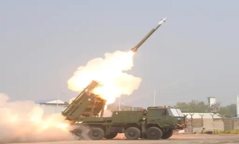 India's Pinaka rocket LRGR-120 successfully tested for the first time: 120km range, accurate targeting; approved for induction into the army.