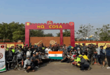 Cycle rally in Raipur on Vijay Diwas: Army and citizens together spread the message of patriotism.