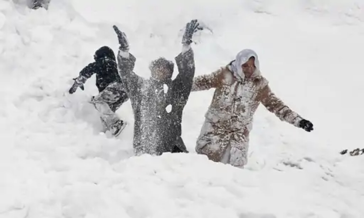 Rain in Rajasthan and Uttar Pradesh, first snowfall of the season in Shimla and Manali.