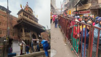New Year 2026: 3 km long queue outside Banke Bihari Temple, registration stopped at Vaishno Devi.