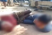 Children beaten for picking peas, father also threatened; video goes viral.