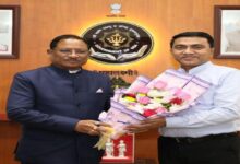 During his visit to Goa, Chief Minister Vishnudeo Sai had a courtesy meeting with Goa CM Pramod Sawant.