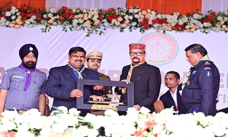 Governor Rameswar Deka inaugurated the first National Rover-Ranger Jamboree and called upon the youth to contribute to nation-building.