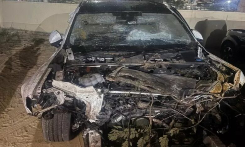 Jaipur, Audi, racing, accident, 16 injured, 1 death, high speed, 120 kmph, food stalls, Mansarovar, runaway car, divider collision, pedestrians, hospital, serious injuries, Jaipur Police, driver absconding, Rashid Barwa, eyewitnesses, chaos, crowd, solar businessman, vehicle seized, nasha, traffic,