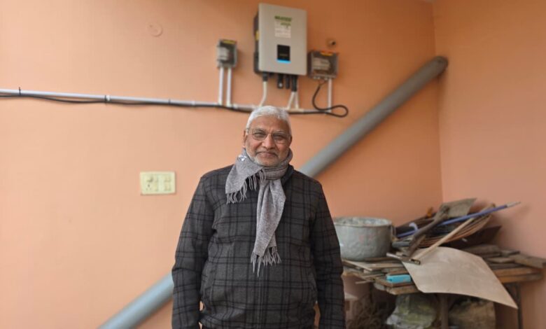 Thanks to the PM Surya Ghar Free Electricity Scheme, Ram Narayan's electricity bill has become zero.