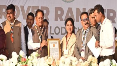 CM Sai administered an oath to prevent child marriage at the National Rover-Ranger Jamboree.
