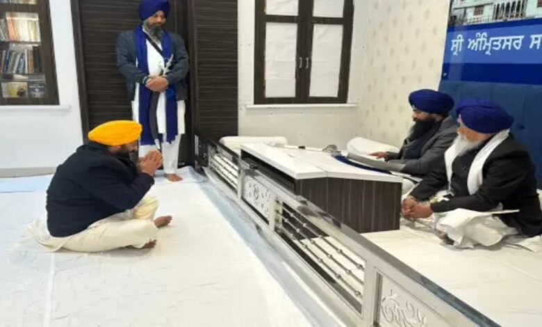 Punjab CM Bhagwant Mann's 45-minute appearance: He said he did not challenge the Akal Takht, and appeared barefoot.