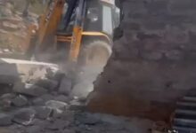 Bulldozer action in Bijapur: 40 houses, including the home of a DRG couple, were demolished; weeping residents asked, "Where do we go now?"