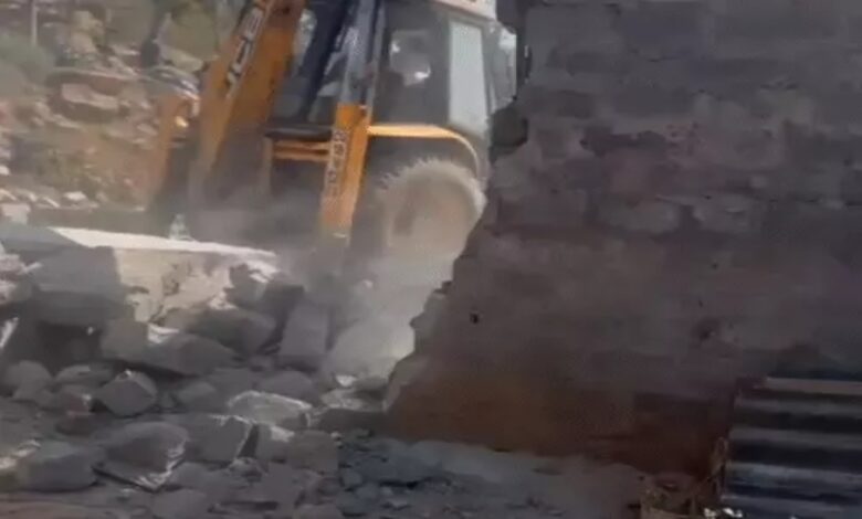 Bulldozer action in Bijapur: 40 houses, including the home of a DRG couple, were demolished; weeping residents asked, "Where do we go now?"