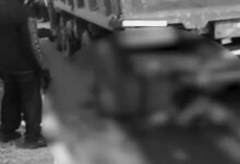 A speeding truck ran over three people, including a father and son; a 6-year-old child died.