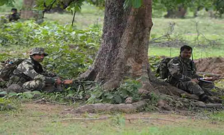 An encounter took place in the national park area of Bijapur, two Naxalites killed.