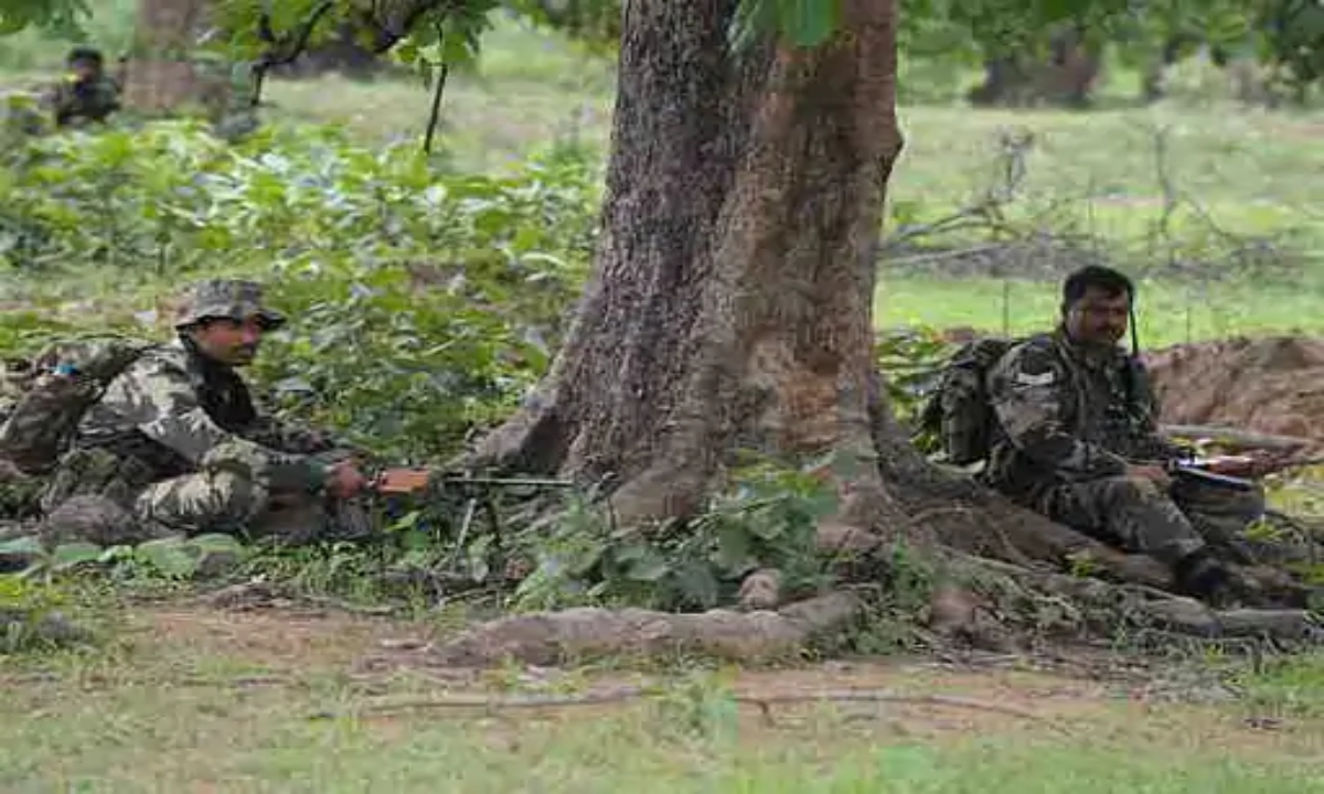 An encounter took place in the national park area of Bijapur, two Naxalites killed.
