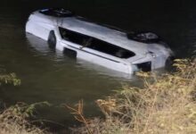 A Scorpio SUV fell into a pond in Jagdalpur, killing three friends.